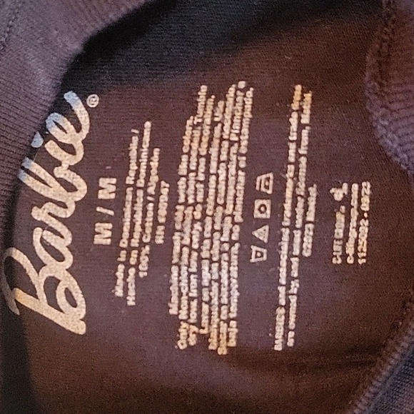 Barbie Classic Pink Logo T- shirt sizeM - Picture 4 of 4